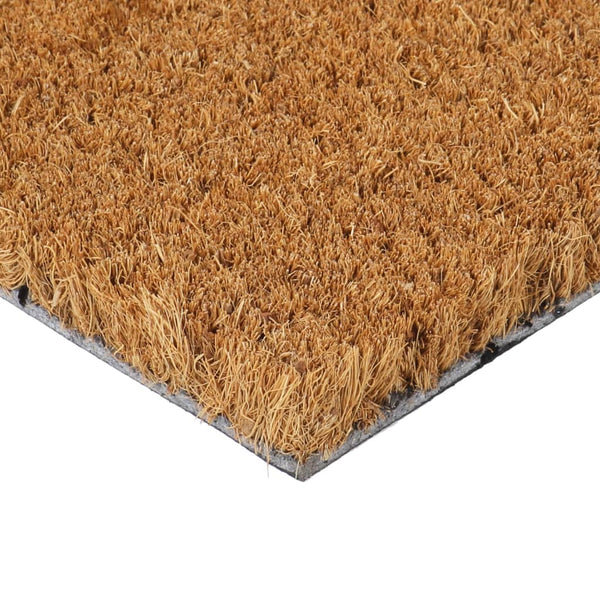 vidaXL Coir Doormat Natural 45x75 cm Tufted