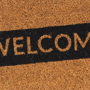 vidaXL Coir Doormat Natural 45x75 cm Tufted