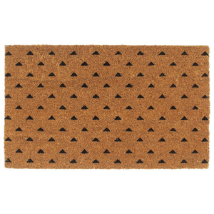 vidaXL Coir Doormat Natural 45x75 cm Tufted
