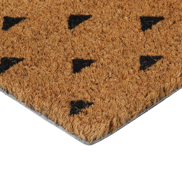 vidaXL Coir Doormat Natural 45x75 cm Tufted