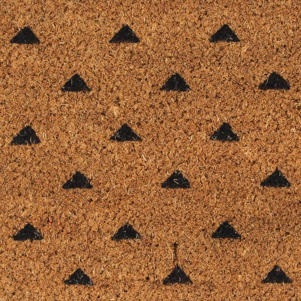 vidaXL Coir Doormat Natural 45x75 cm Tufted
