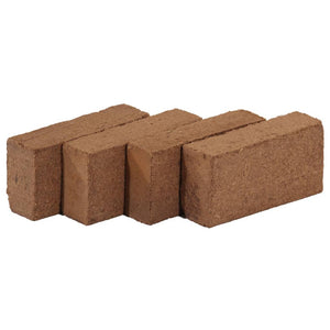 vidaXL Coco Bricks 24 pcs. 650 g Per Piece 15.6 kg Total