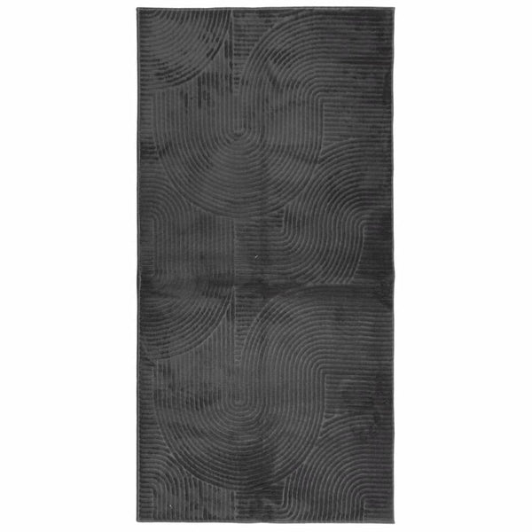 Anthrazit Teppich IZA, Skandi-Stil, 100x200 cm