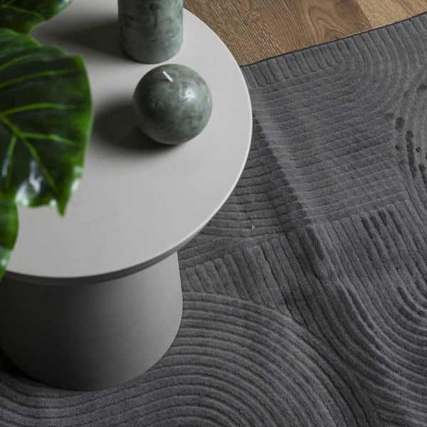 Anthrazit Teppich IZA, Skandi-Stil, 100x200 cm