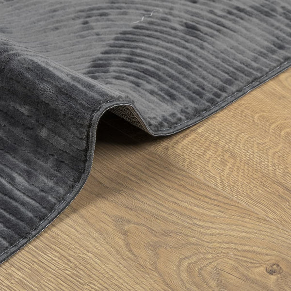 Anthrazit Teppich IZA Skandi-Stil 140x200 cm