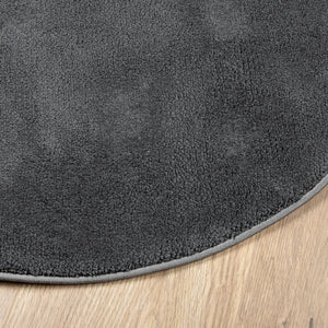 Anthrazit Teppich OVIEDO Ø 160 cm
