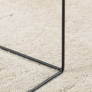 Beiger Kurzflor Teppich OVIEDO 120x170 cm