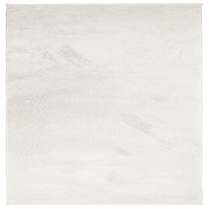 Beiger Kurzflor Teppich 240x240 cm