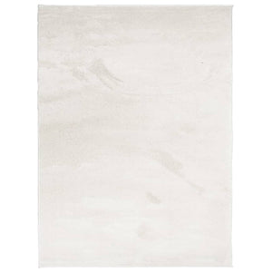 Beiger Kurzflor Teppich 240x340 cm