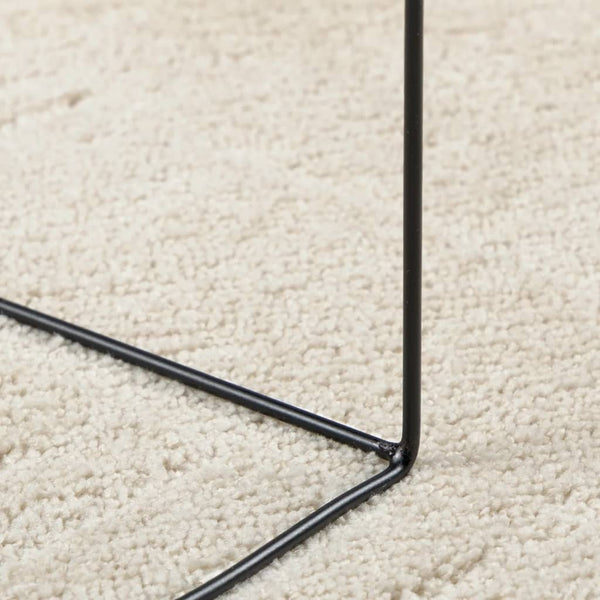 Beiger Kurzflor Teppich OVIEDO Ø 160 cm