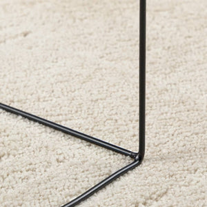 Beiger Kurzflor Teppich OVIEDO Ø 200 cm
