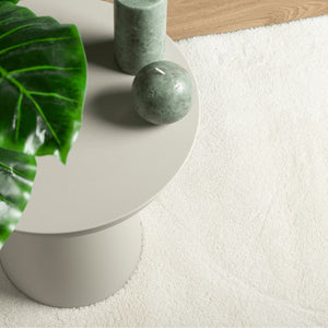 Creme Teppich OVIEDO Kurzflor 240x240 cm