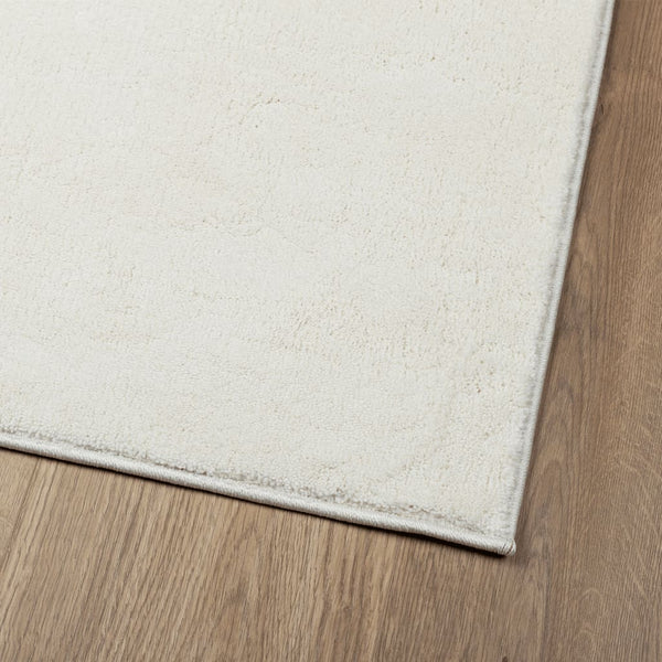 Creme Kurzflor Teppich 240x340 cm
