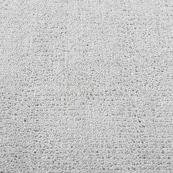 Grauer Kurzflor Teppich 100x200 cm