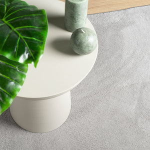 Grauer Kurzflor Teppich OVIEDO 160x230 cm