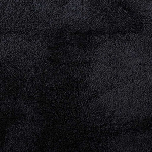 Schwarzer Kurzflor Teppich 160x230 cm