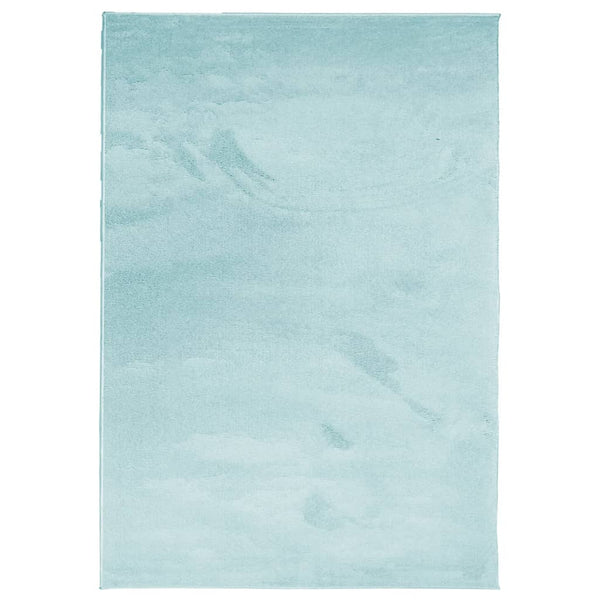 Grüner Kurzflor Teppich, 120x170 cm
