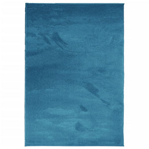 Türkis Teppich Kurzflor 200x280 cm