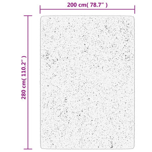 Türkis Teppich Kurzflor 200x280 cm