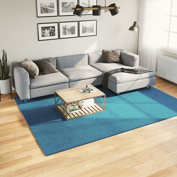 Türkis Teppich Kurzflor 200x280 cm