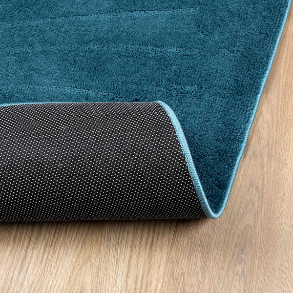 Türkis Teppich OVIEDO Kurzflor 240x240 cm