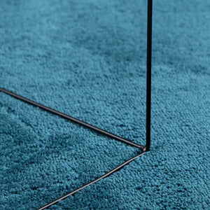 Türkis Teppich OVIEDO Kurzflor 240x240 cm