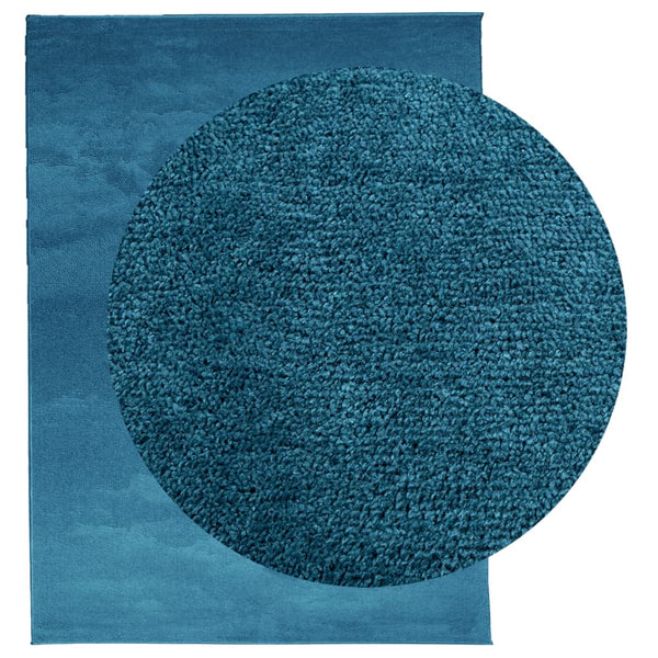 Türkis Teppich Kurzflor 240x340 cm