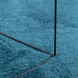 Türkis Teppich Kurzflor 240x340 cm
