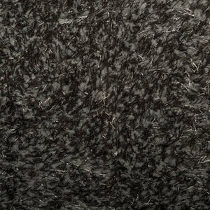 Anthrazit Hochflor Teppich 100x200 cm