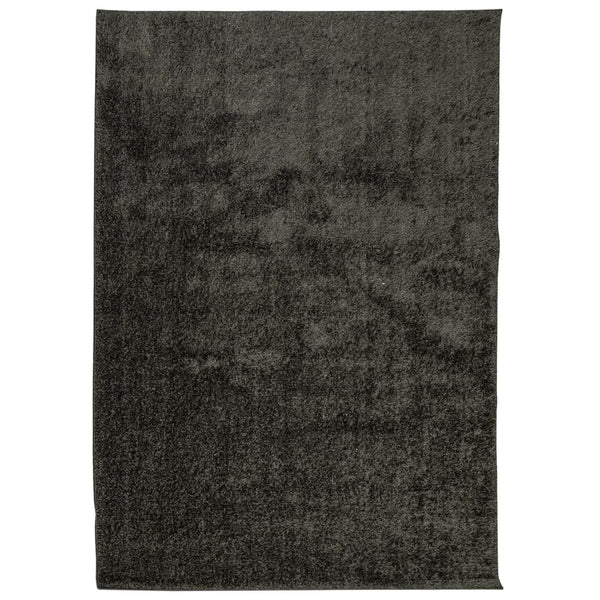 Anthrazit Hochflor Teppich 140x200 cm