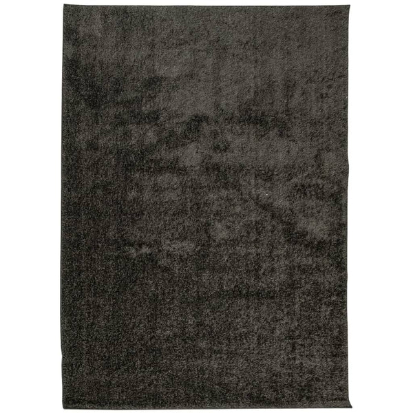 Anthrazit Hochflor Teppich 200x280 cm