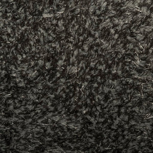 Anthrazit Hochflor Teppich Ø 200cm