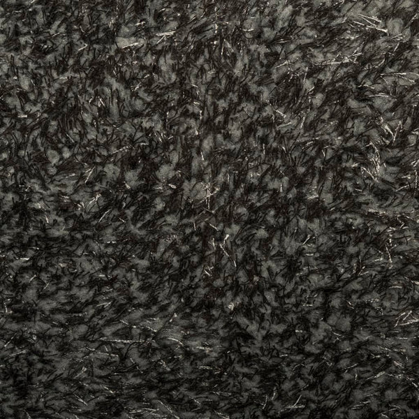 Anthrazit Hochflor Teppich Ø 200cm