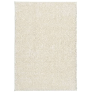 Creme Hochflor Teppich ISTAN 120x170 cm
