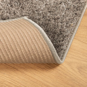 Hochflor Teppich ISTAN Grau 120x170 cm
