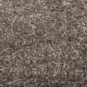 Hochflor Teppich Grau Glänzend 140x200 cm