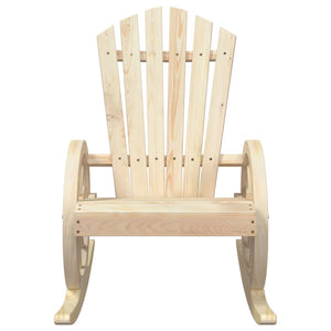 vidaXL Adirondack Rocking Chair Solid Fir Wood