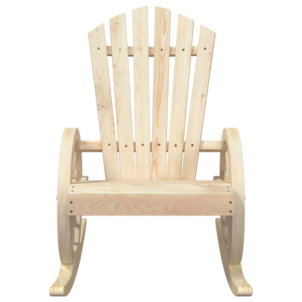 vidaXL Adirondack Rocking Chair Solid Fir Wood
