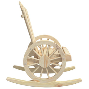 vidaXL Adirondack Rocking Chair Solid Fir Wood