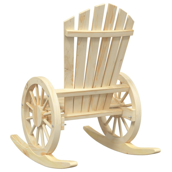 vidaXL Adirondack Rocking Chair Solid Fir Wood