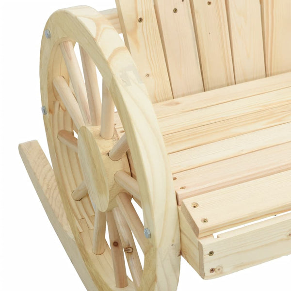 vidaXL Adirondack Rocking Chair Solid Fir Wood