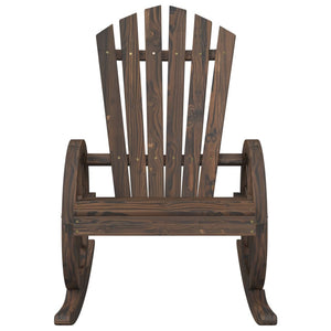 vidaXL Adirondack Rocking Chair Solid Fir Wood