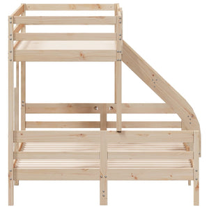 vidaXL Bunk Bed 80x200/140x200 cm Solid Pine Wood