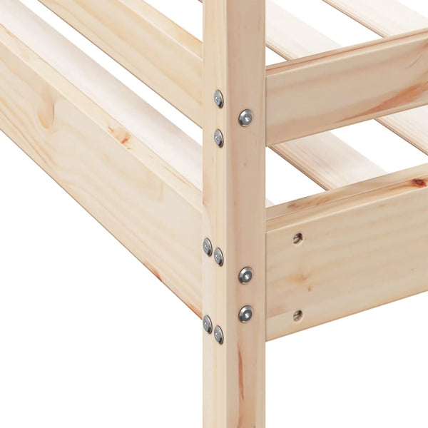 vidaXL Bunk Bed 80x200/140x200 cm Solid Pine Wood