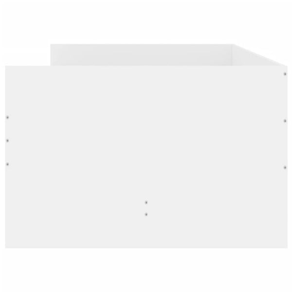 vidaXL Bed Frame with Drawers White 100x200 cm