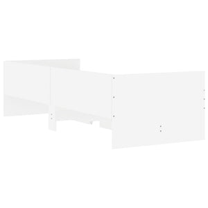 vidaXL Bed Frame with Drawers White 100x200 cm