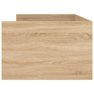 vidaXL Bed Frame with Drawers Sonoma Oak 100x200 cm
