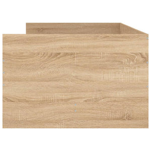 vidaXL Bed Frame with Drawers Sonoma Oak 90x200 cm