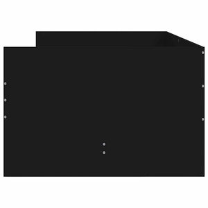 vidaXL Bed Frame with Drawers Black 90x190 cm