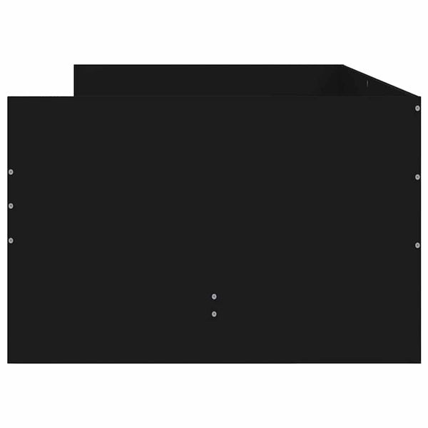 vidaXL Bed Frame with Drawers Black 90x190 cm